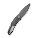 WEKNIFE Sine Wave Mystery Box Flipper Knife Polished Polished Gray & Satin Titanium Handle (3.98" Polished Gray Bohler M390 Blade) WE23069B-3 MB, With One Free Mystery WE Or CIVIVI Model - We Knife