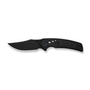 WEKNIFE Skynix Flipper & Thumb Stud Knife Black Titanium Handle With Marble Carbon Fiber Inlay (3.7" Black Stonewashed Bohler M390 Blade) WE24087 - 1