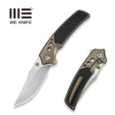WEKNIFE Skynix Flipper & Thumb Stud Knife Champagne Titanium Handle With Twill Carbon Fiber Inlay (3.7" Hand Rubbed Satin Bohler M390 Blade) WE24087 - 3