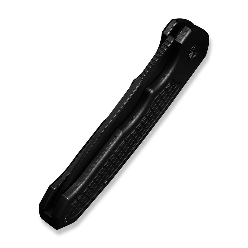 WEKNIFE Starlash Flipper Knife Black Titanium Handle (3.97" Black Stonewashed Bohler M390 Blade) WE23011C - 1