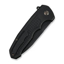 WEKNIFE Starlash Flipper Knife Black Titanium Handle (3.97" Black Stonewashed Bohler M390 Blade) WE23011C - 1