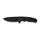 WEKNIFE Starlash Flipper Knife Black Titanium Handle (3.97" Black Stonewashed Bohler M390 Blade) WE23011C - 1