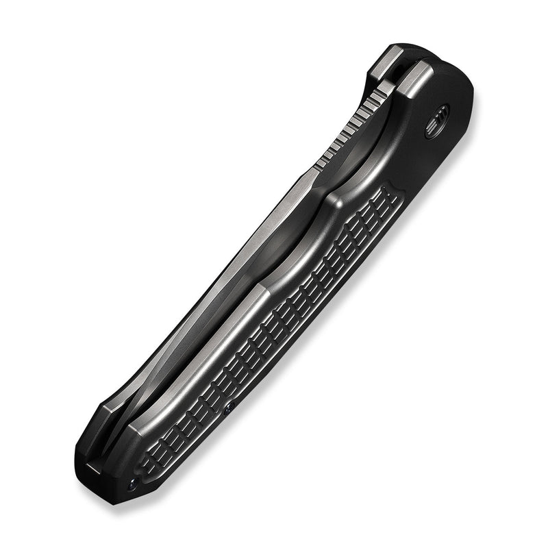 WEKNIFE Starlash Flipper Knife Gray Titanium Handle (3.97" Stonewashed Bohler M390 Blade) WE23011C - 2