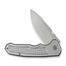 WEKNIFE Starlash Flipper Knife Gray Titanium Handle (3.97" Stonewashed Bohler M390 Blade) WE23011C - 2