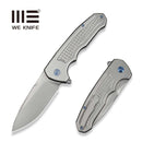 WEKNIFE Starlash Flipper Knife Gray Titanium Handle (3.97" Stonewashed Bohler M390 Blade) WE23011C - 2