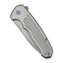 WEKNIFE Starlash Flipper Knife Gray Titanium Handle (3.97" Stonewashed Bohler M390 Blade) WE23011C - 2