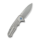 WEKNIFE Starlash Flipper Knife Gray Titanium Handle (3.97" Stonewashed Bohler M390 Blade) WE23011C - 2
