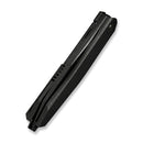 WEKNIFE Tally Flipper Knife Black Titanium Handle (3.91" Black Stonewashed Bohler M390 Blade, Satin Flat) WE23090-1 - We Knife