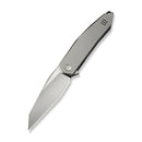 WEKNIFE Tally Flipper Knife Polished Bead Blasted Titanium Handle (3.91" Hand Rubbed Satin Bohler M390 Blade) WE23090-2 - We Knife