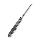 WEKNIFE Tally Flipper Knife Polished Bead Blasted Titanium Handle (3.91" Hand Rubbed Satin Bohler M390 Blade) WE23090-2 - We Knife