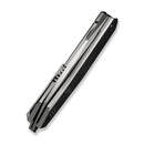 WEKNIFE Tally Flipper Knife Polished Bead Blasted Titanium Handle (3.91" Hand Rubbed Satin Bohler M390 Blade) WE23090-2 - We Knife