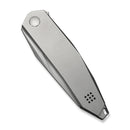 WEKNIFE Tally Flipper Knife Polished Bead Blasted Titanium Handle (3.91" Hand Rubbed Satin Bohler M390 Blade) WE23090-2 - We Knife