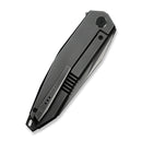 WEKNIFE Tally Flipper Knife Polished Gray Titanium Handle (3.91" Polished Gray Bohler M390 Blade) WE23090-3 - We Knife