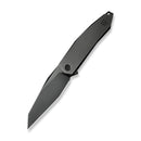 WEKNIFE Tally Flipper Knife Polished Gray Titanium Handle (3.91" Polished Gray Bohler M390 Blade) WE23090-3 - We Knife