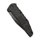 WEKNIFE Temper Flipper Knife Charcoal Gray Titanium Handle (3.93" Polished Gray Bohler M390 Blade) WE25079-2 - We Knife