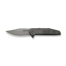 WEKNIFE Temper Flipper Knife Gray Titanium Handle (3.93" Gray Stonewashed Bohler M390 Blade) WE25079-1 - We Knife