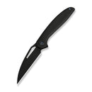 WEKNIFE Tiercel Flipper & Thumb Hole Knife Black Titanium Handle (3.24" Black Stonewashed CPM MagnaCut Blade) WE26021-1 - We Knife