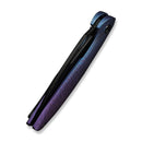WEKNIFE Tiercel Flipper & Thumb Hole Knife Blue / Purple Titanium Handle (3.24" Black Stonewashed CPM MagnaCut Blade) WE26021-3 - We Knife