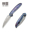 WEKNIFE Tiercel Flipper & Thumb Hole Knife Flamed Titanium Handle (3.24" Satin Finished CPM MagnaCut Blade) WE26021-4 - We Knife