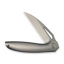 WEKNIFE Tiercel Flipper & Thumb Hole Knife Gray Titanium Handle (3.24" Stonewashed CPM MagnaCut Blade) WE26021-2 - We Knife