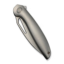 WEKNIFE Tiercel Flipper & Thumb Hole Knife Gray Titanium Handle (3.24" Stonewashed CPM MagnaCut Blade) WE26021-2 - We Knife