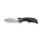 WEKNIFE Tighe Down Flipper & Thumb Stud & Button Lock Knife Polished Gray Orange Peel Textured Titanium Integral Handle With Rose Carbon Fiber Inlay (4" Hand Rubbed Satin Bohler M390 Blade, Drop Point) WE24054 - 2