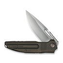 WEKNIFE Tracks Flipper Knife Bronze Titanium Handle (3.88" Hand Rubbed Satin Bohler M390 Blade) WE23059-2 - We Knife