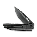 WEKNIFE Tracks Flipper Knife Polished Gray Titanium Handle (3.88" Polished Gray Bohler M390 Blade) WE23059-1 - We Knife