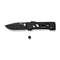 WEKNIFE Tyro Superlock Knife Black / Golden Titanium Handle (2.91" Black Stonewashed CPM 20CV Blade) WE24001 - 1, With An Extra Pivot Screw