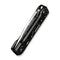 WEKNIFE Tyro Superlock Knife Black / Golden Titanium Handle (2.91" Hakkapella Damasteel Blade) WE24001 - DS1, With An Extra Pivot Screw