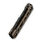 WEKNIFE Tyro Superlock Knife Bronze Titanium Handle (2.91" Black Stonewashed CPM 20CV Blade) WE24001 - 3, With An Extra Pivot Screw