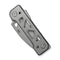 WEKNIFE Tyro Superlock Knife Gray Titanium Handle (2.91" Stonewashed CPM 20CV Blade) WE24001 - 2, With An Extra Pivot Screw