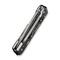 WEKNIFE Tyro Superlock Knife Gray Titanium Handle (2.91" Stonewashed CPM 20CV Blade) WE24001 - 2, With An Extra Pivot Screw