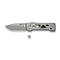 WEKNIFE Tyro Superlock Knife Gray Titanium Handle (2.91" Stonewashed CPM 20CV Blade) WE24001 - 2, With An Extra Pivot Screw