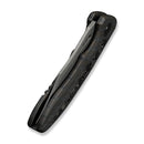 WEKNIFE VARG Flipper Knife Tiger Stripe Pattern Flamed Titanium Handle With Rose Carbon Fiber Inlay (2.96" Gray Stonewashed CPM MagnaCut Blade) WE25074-3 - We Knife