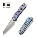 WEKNIFE Vision R2 Thumb Hole & Superlock Knife Flamed Titanium Handle (3.54" Stonewashed Bohler M390 Blade) WE26014 Sample1 - We Knife