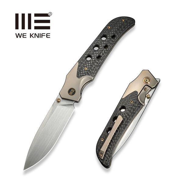 WEKNIFE WE-Guthrie Thumb Stud Knife Champagne Titanium