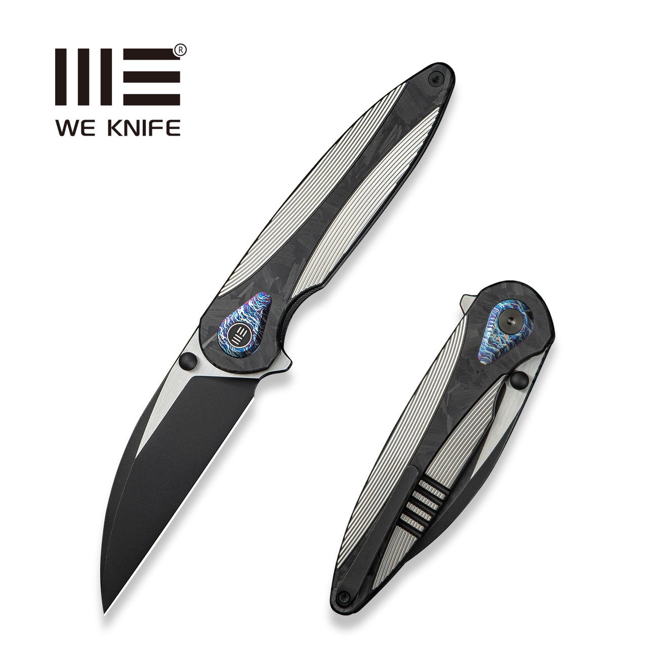 その他 RUVEN WEKNIFE Zenthra Flipper & Thumb Stud Knife Titanium & Carbon