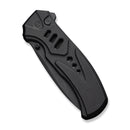 WEKNIFE Zentron Flipper & Thumb Stud & Button Lock Knife Black Titanium Handle (3.48" Black Stonewashed Bohler M390 Blade) WE24094 - 1