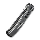 WEKNIFE Zentron Flipper & Thumb Stud & Button Lock Knife Gray Titanium Handle (3.48" Satin Finished Bohler M390 Blade) WE24094 - 2