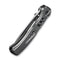 WEKNIFE Zentron Flipper & Thumb Stud & Button Lock Knife Gray Titanium Handle (3.48" Satin Finished Bohler M390 Blade) WE24094 - 2
