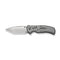 WEKNIFE Zentron Flipper & Thumb Stud & Button Lock Knife Gray Titanium Handle (3.48" Satin Finished Bohler M390 Blade) WE24094 - 2