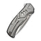 WEKNIFE Zentron Flipper & Thumb Stud & Button Lock Knife Gray Titanium Handle (3.48" Satin Finished Bohler M390 Blade) WE24094 - 2