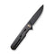 WEKNIFE Navo Flipper Knife Micarta & Titanium Handle (3.25" CPM 20CV Blade) WE22026-1