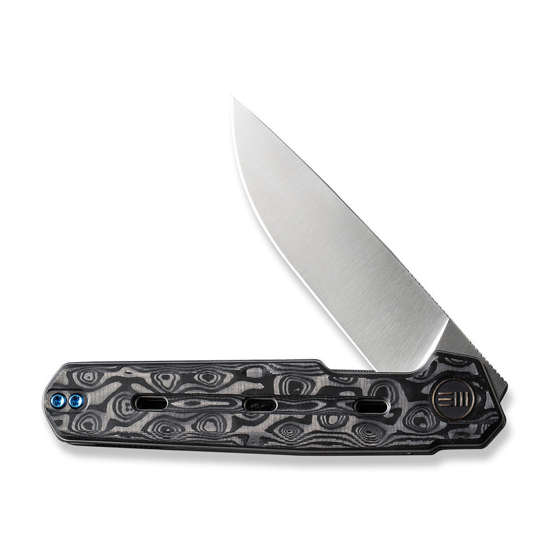 WEKNIFE Navo Flipper Knife Carbon Fiber & Titanium Handle (3.25" CPM 20CV Blade) WE22026-2