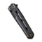 WEKNIFE Navo Flipper Knife Bronze & Black Titanium Handle Bronze & Black Titanium Liner (3.25" Black Stonewashed CPM 20CV Blade) WE22026-3