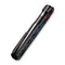 WEKNIFE Navo Flipper Knife Nebula Fat Carbon Fiber Handle Black Titanium Liner (3.25" Hand Rubbed Satin CPM 20CV Blade) WE22026-4