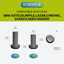 Titanium Pocket Clip with 6PCS Titanium screws T001C