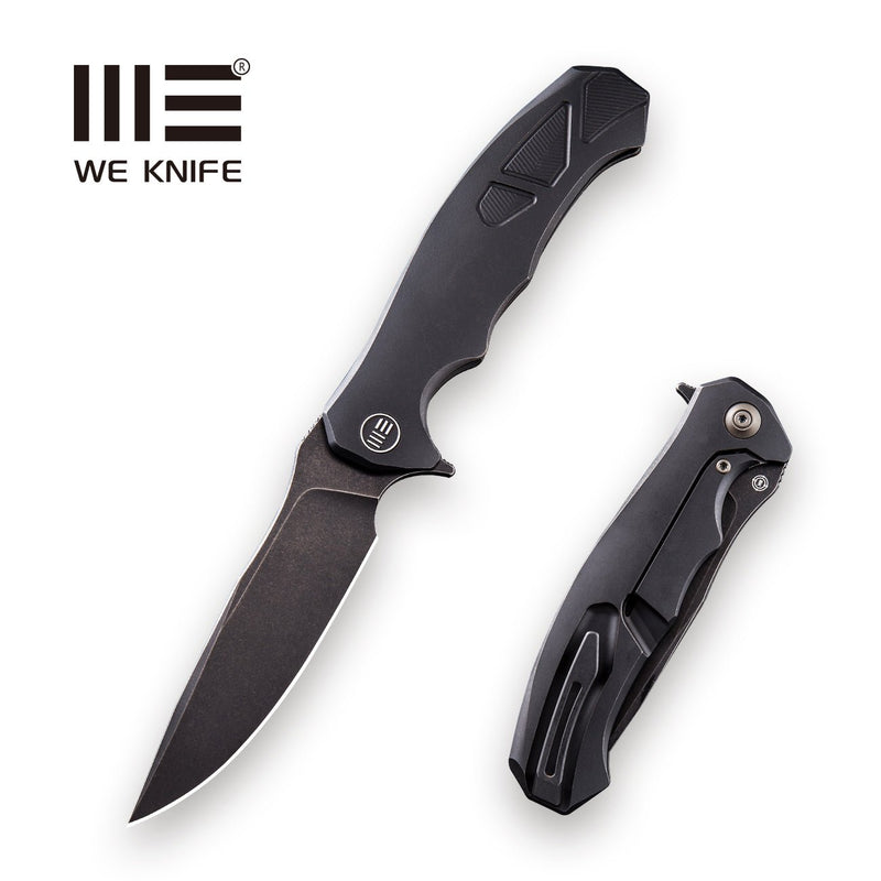 WEKNIFE 037 Flipper Knife Titanium Handle (4.07" M390 Blade) 910D
