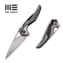 WEKNIFE ÆternA Flipper Knife Titanium Handle With Carbon Fiber Inlay (3.28" M390 Blade) 918A